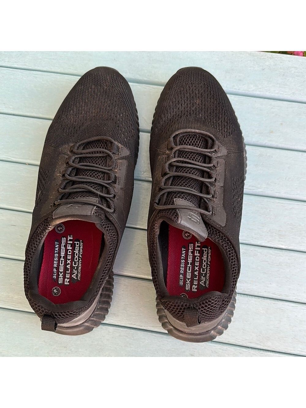 Skechers Men’s Work, Slip Resistant, Relaxed Fit Air-Cooled Memory Foam Size 12 - Picture 5 of 16